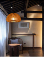 Solara Lampe Suspendue en Bois Dôme Citrouille Nordic - Neutralighting