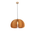 Solara Lampe Suspendue en Bois Dôme Citrouille Nordic - Neutralighting