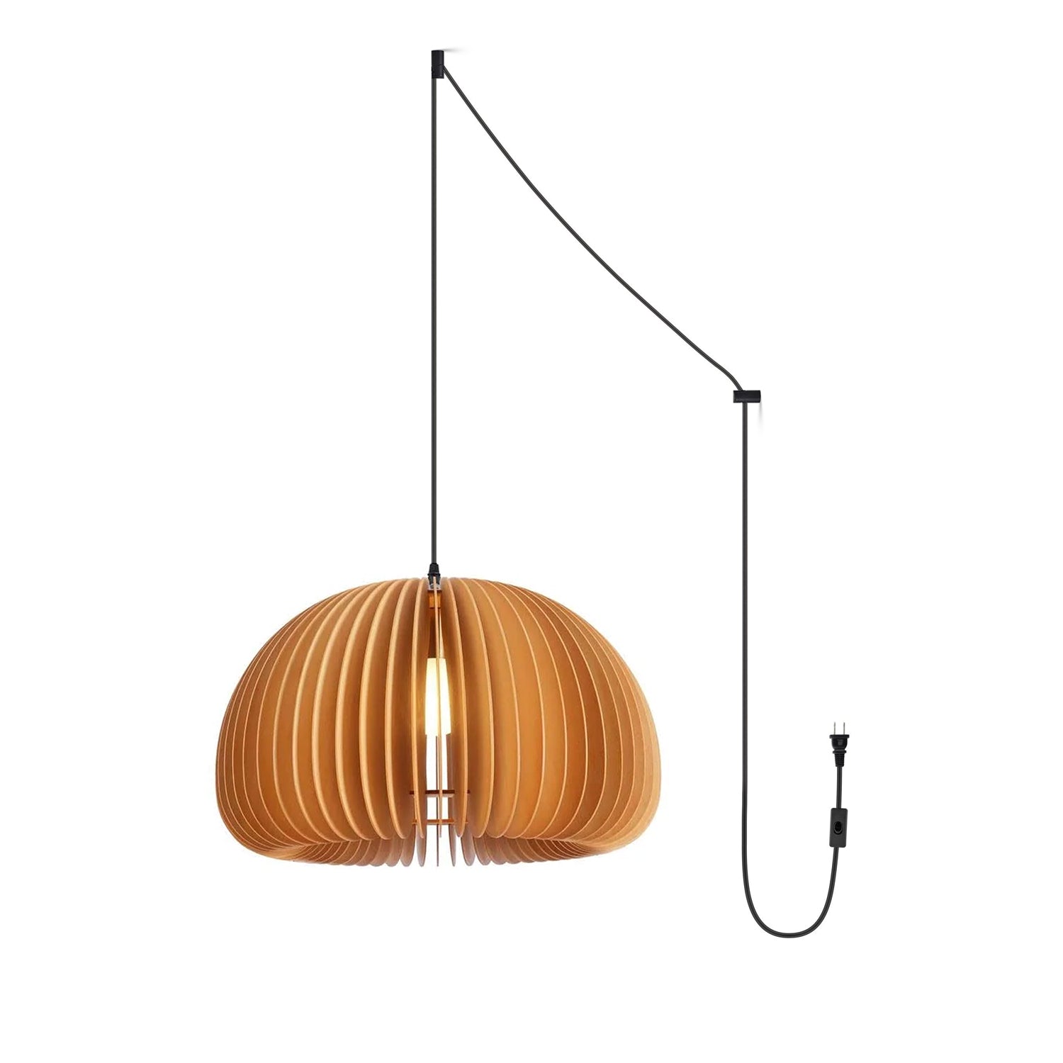 Orlenan Suspension Rétro en Bois - Neutralighting