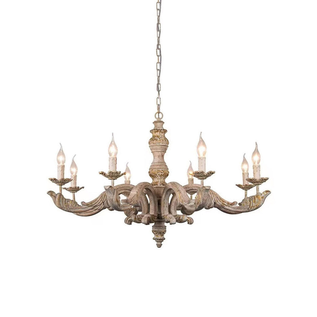 Vovynan Lustre Colonne Romaine Bois Luxe - Neutralighting