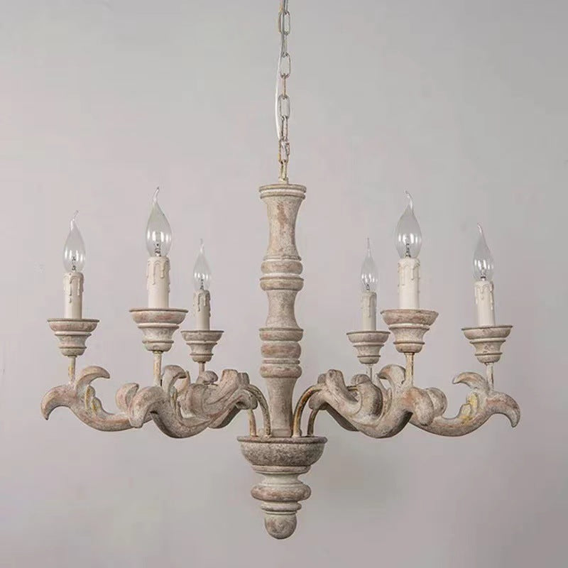 Vovynan Lustre Colonne Romaine Bois Luxe - Neutralighting