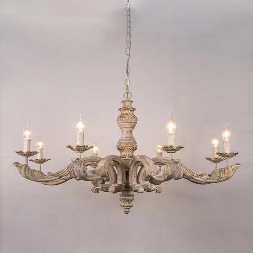 Vovynan Lustre Colonne Romaine Bois Luxe - Neutralighting
