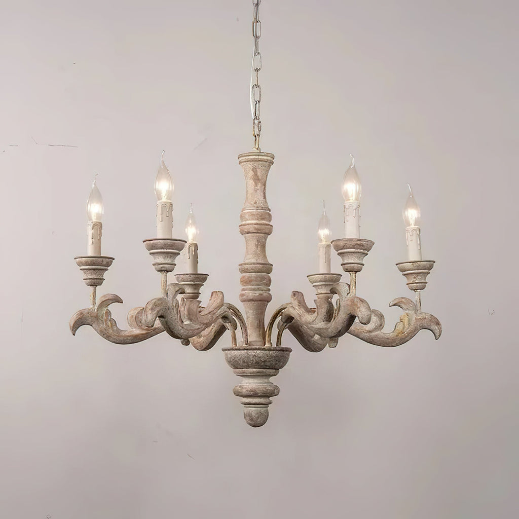 Vovynan Lustre Colonne Romaine Bois Luxe - Neutralighting