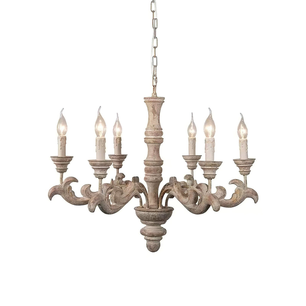 Vovynan Lustre Colonne Romaine Bois Luxe - Neutralighting