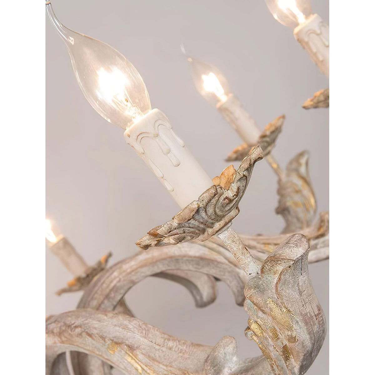 Vovynan Lustre Colonne Romaine Bois Luxe - Neutralighting