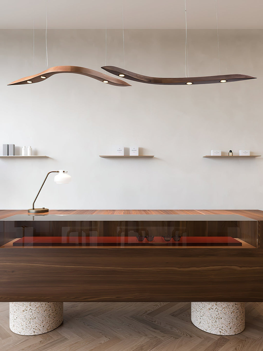 Flow Suspension Minimaliste en Bois - Neutralighting