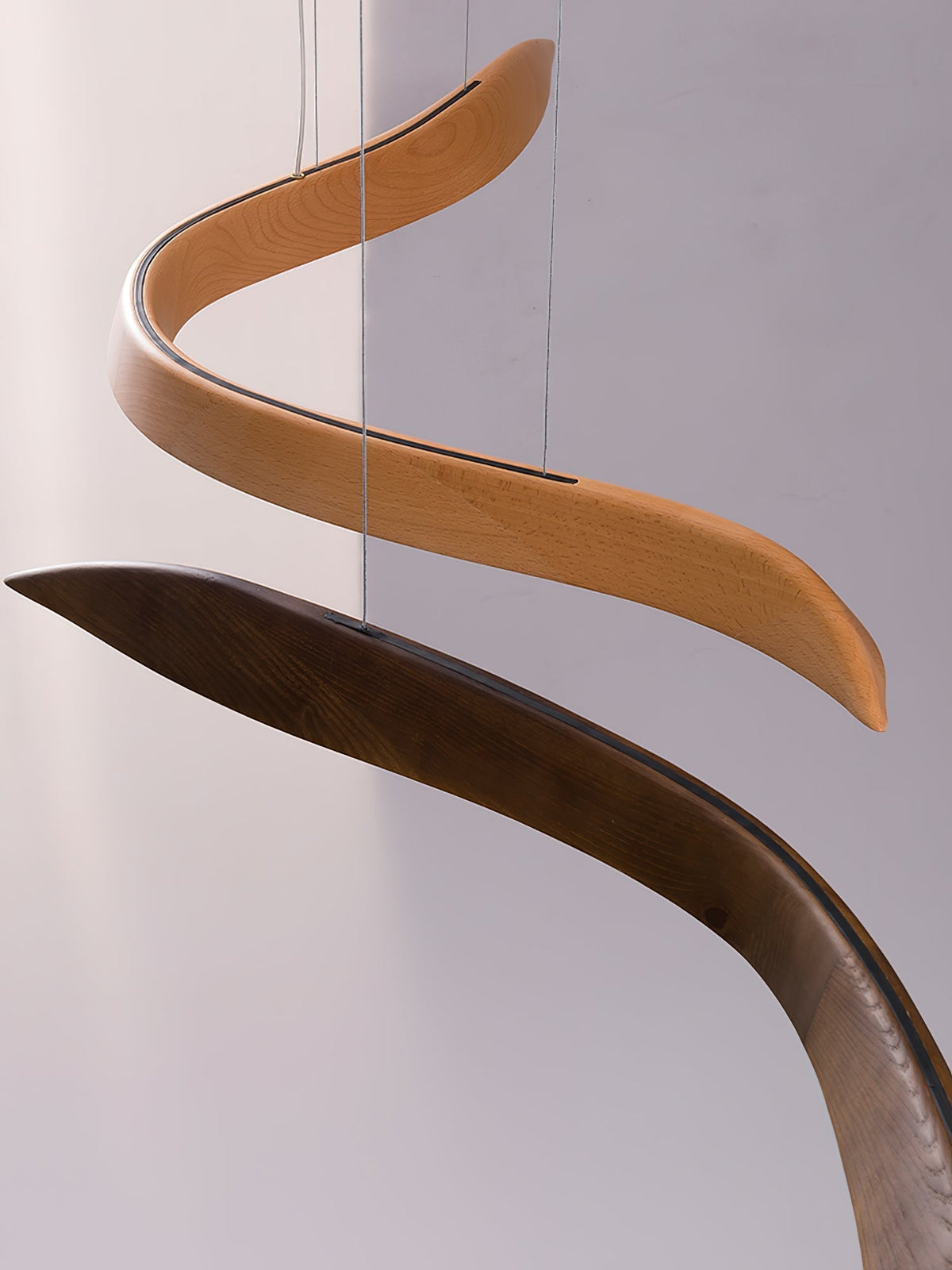 Flow Suspension Minimaliste en Bois - Neutralighting