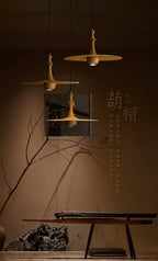 Spindle Lampe Pendante en Bois Tournante - Neutralighting