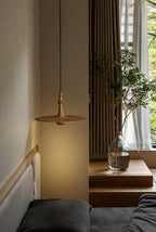 Spindle Lampe Pendante en Bois Tournante - Neutralighting