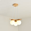 Zothaus Lustre Bois Verre Étoile Art Nordique Premium - Neutralighting