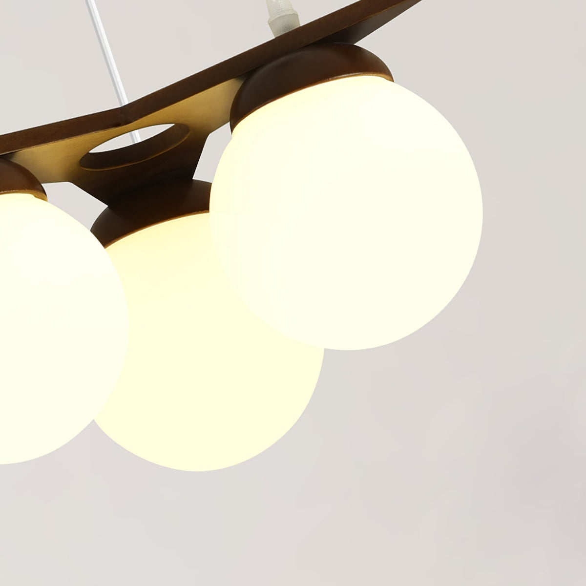 Zothaus Lustre Bois Verre Étoile Art Nordique Premium - Neutralighting
