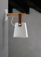 Solarese Applique en bois et cuir - Neutralighting