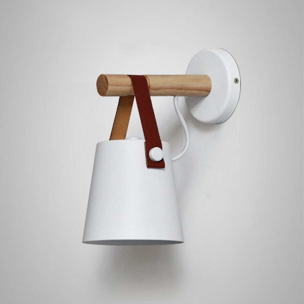 Solarese Applique en bois et cuir - Neutralighting