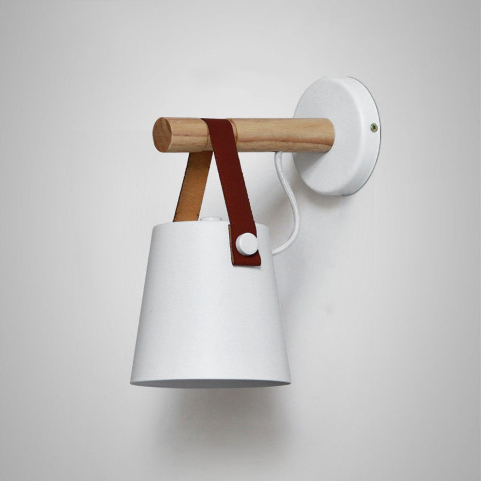 Solarese Applique en bois et cuir - Neutralighting
