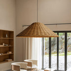Ritta Vintage Artisanal LED Rotin Suspension Salon - Neutralighting