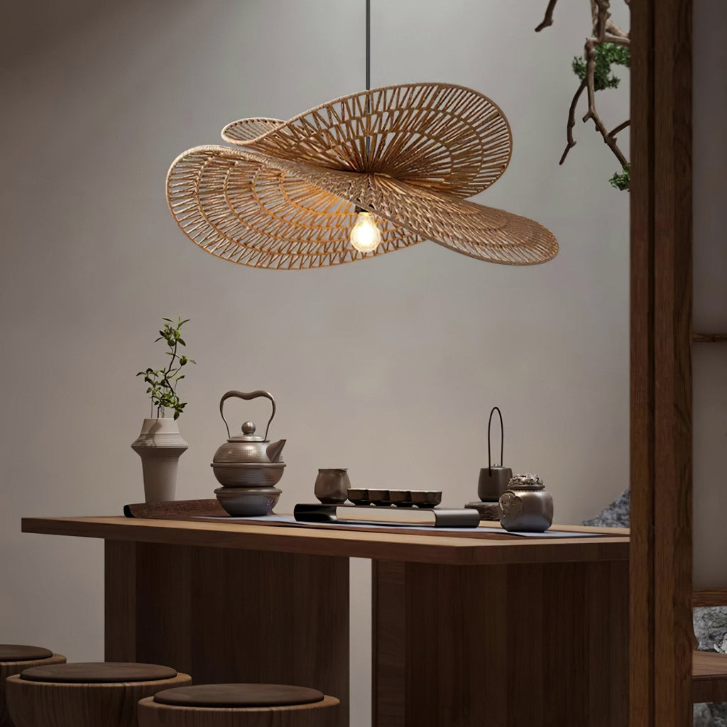 Avelora Lampe Pendante Traditionnelle en Corde de Chanvre - Neutralighting