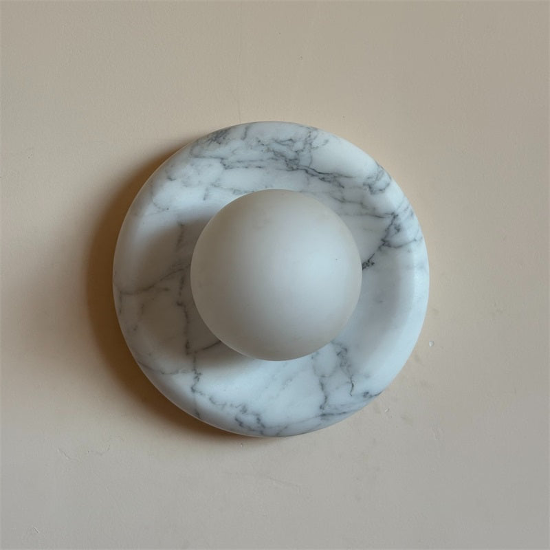 Zoraean Applique Murale Marbre Blanc Élégance Premium - Neutralighting