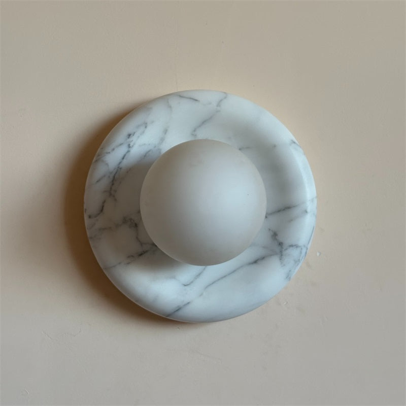 Zoraean Applique Murale Marbre Blanc Élégance Premium - Neutralighting