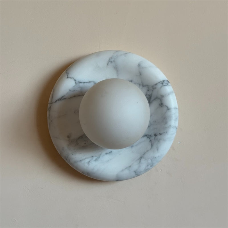 Zoraean Applique Murale Marbre Blanc Élégance Premium - Neutralighting