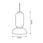 Lanterne en Papier Suspendue Xuan Tranquil - Neutralighting