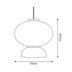 Lanterne en Papier Suspendue Xuan Tranquil - Neutralighting