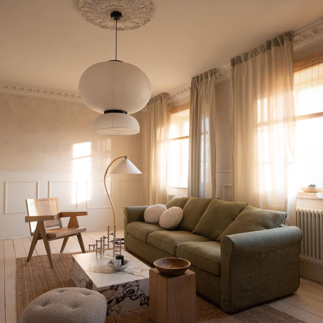 Lanterne en Papier Suspendue Xuan Tranquil - Neutralighting