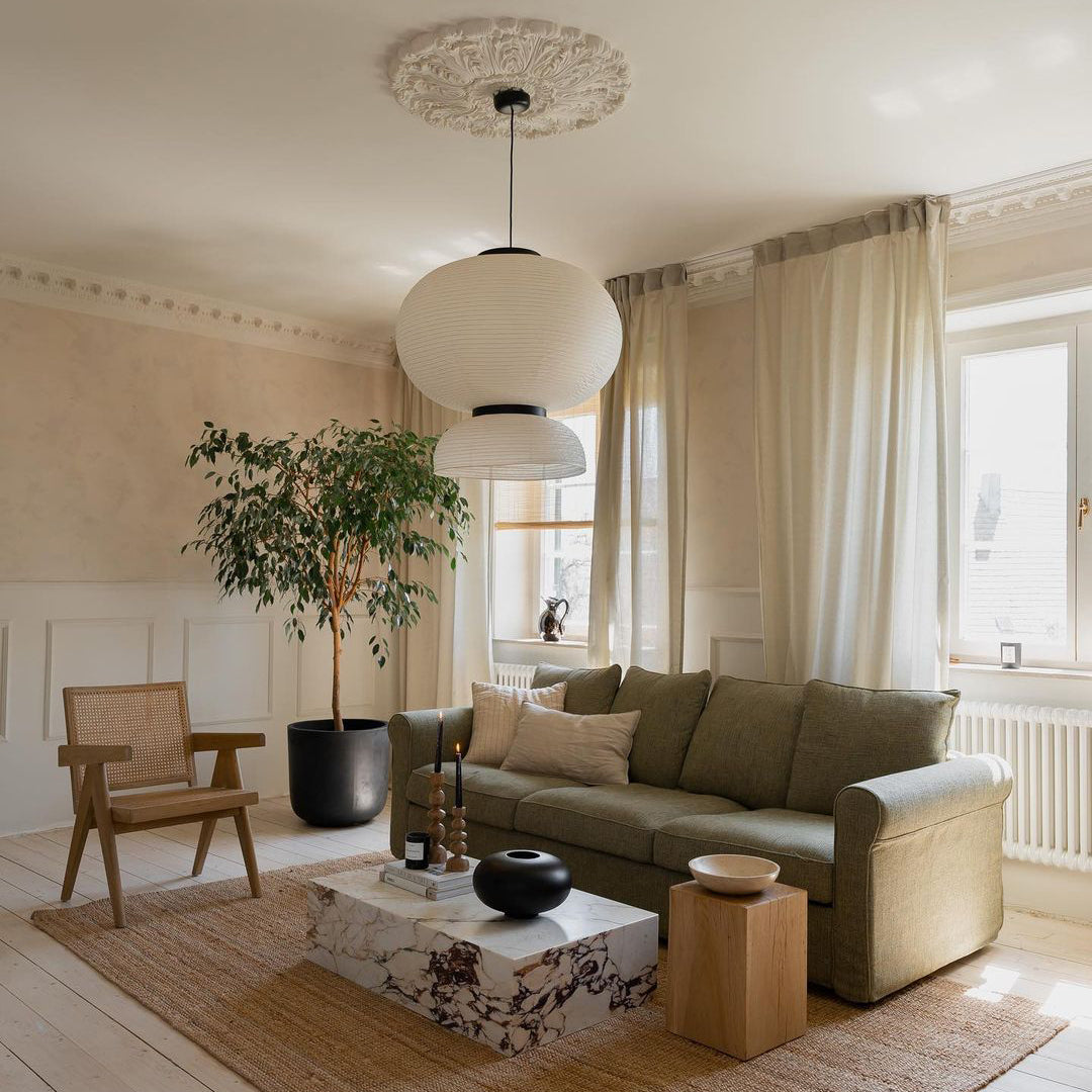 Lanterne en Papier Suspendue Xuan Tranquil - Neutralighting