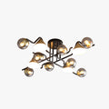 Arisha Design LED Plafonnier Métal/Verre Salon/Chambre à Coucher - Neutralighting