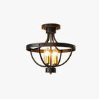 Silva Vintage LED Suspension Noir Métal Salon/Chambre à Coucher - Neutralighting