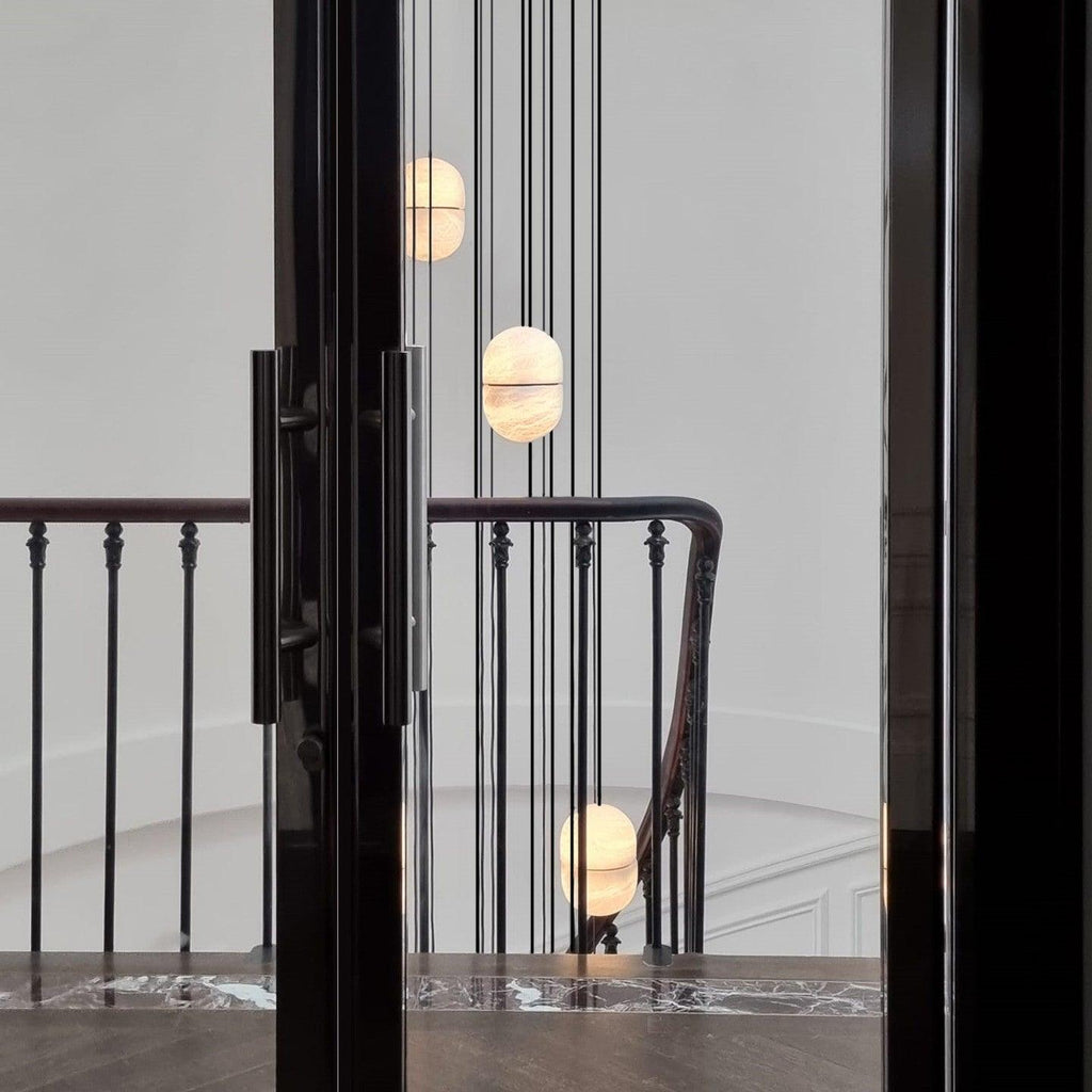 Strata Albâtre Pendentif Lumière Capsule-Forme - Neutralighting