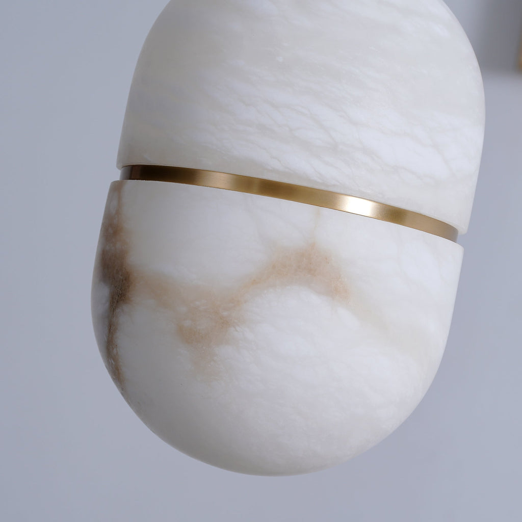Strata Albâtre Pendentif Lumière Capsule-Forme - Neutralighting