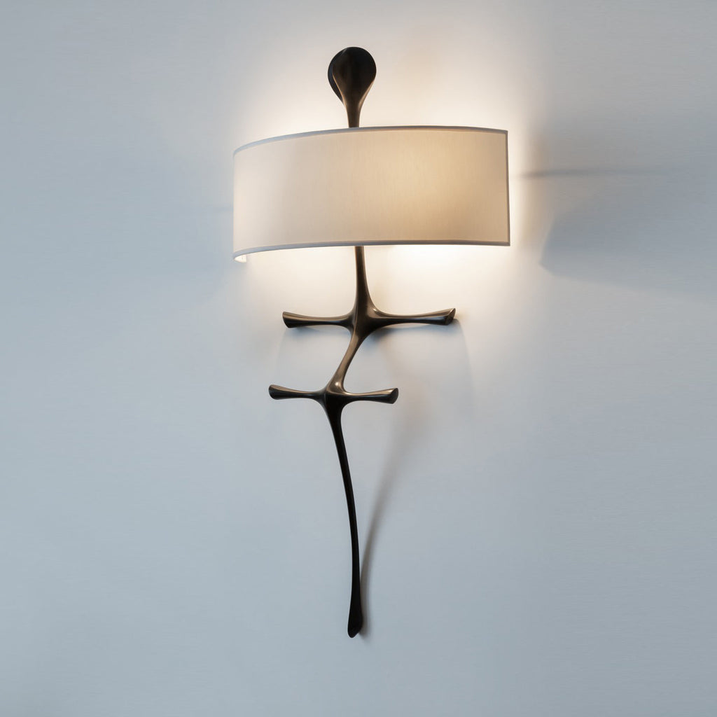 Iliror Applique Murale Métal Tissu Art Nordique Premium - Neutralighting