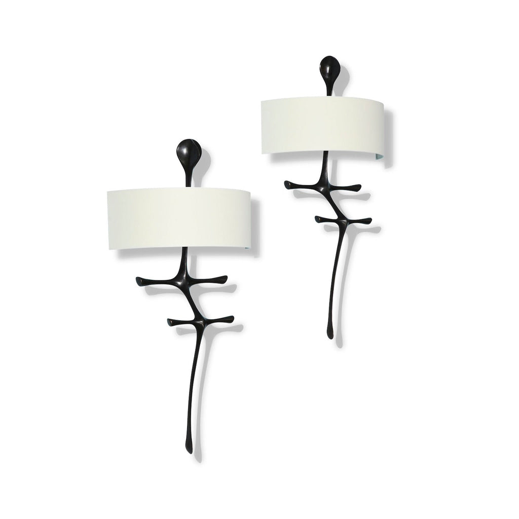 Iliror Applique Murale Métal Tissu Art Nordique Premium - Neutralighting