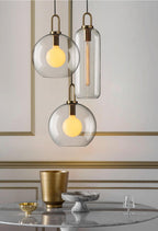 Solara Suspension en Verre Givré Swag Réglable - Neutralighting