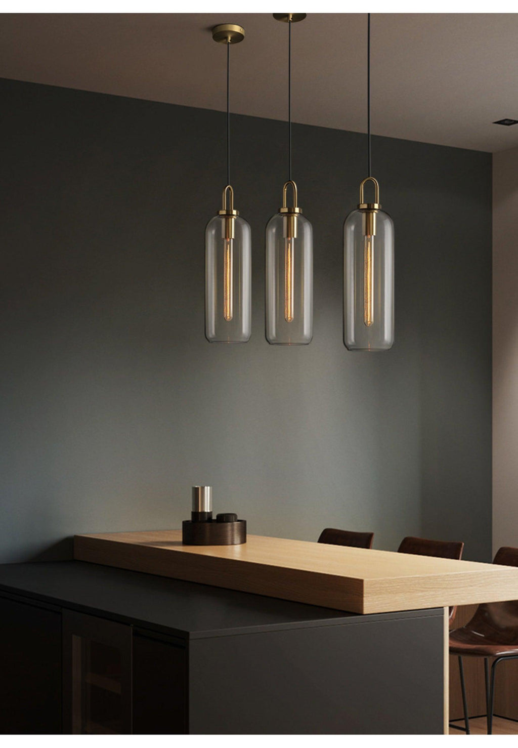 Solara Suspension en Verre Givré Swag Réglable - Neutralighting