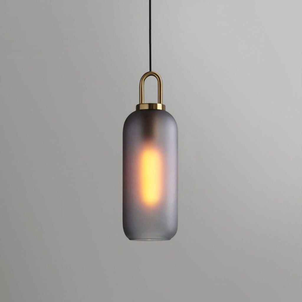 Solara Suspension en Verre Givré Swag Réglable - Neutralighting
