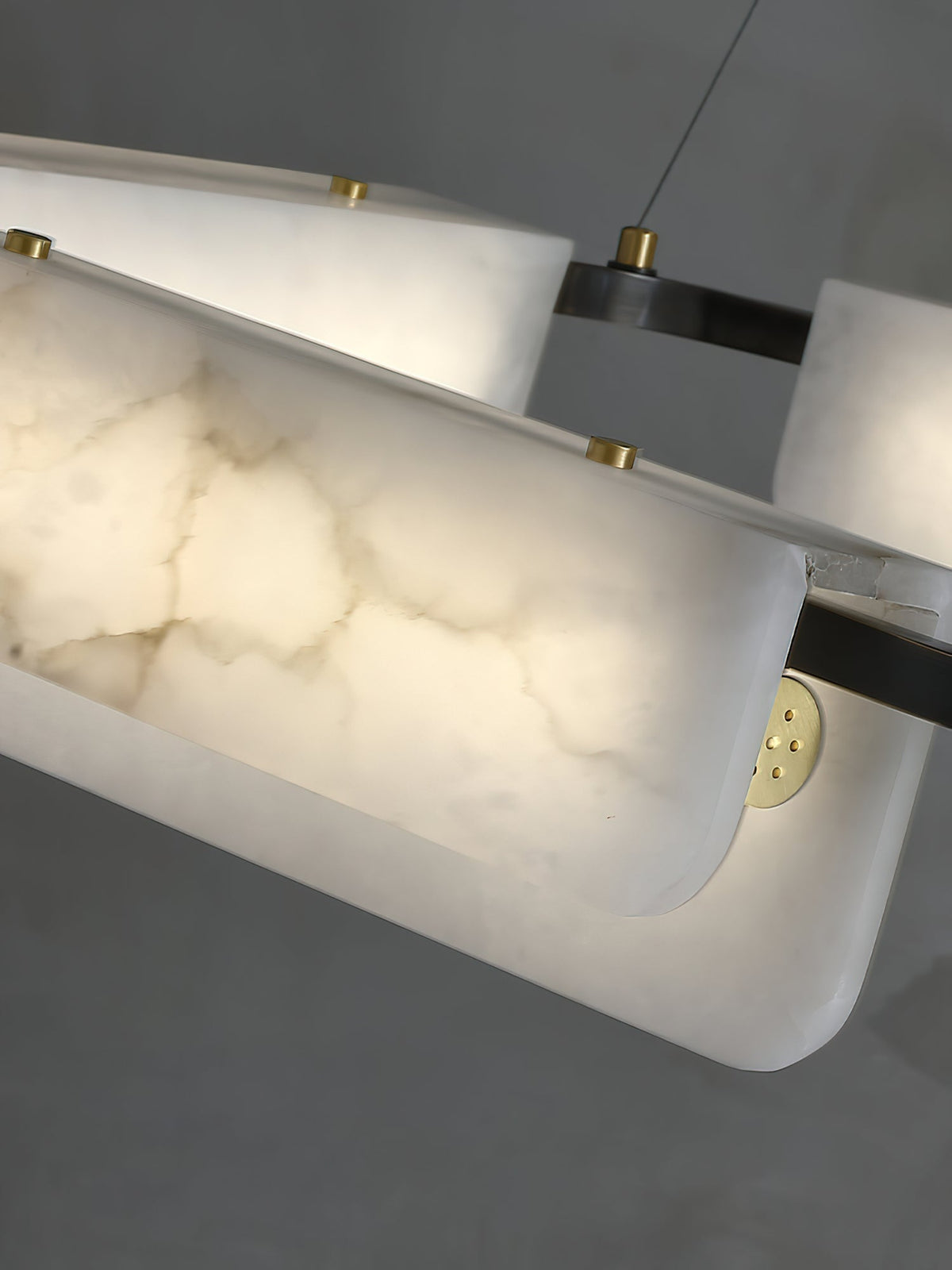 Syphaen Lustre Métal Albâtre Luxe Postmoderne - Neutralighting