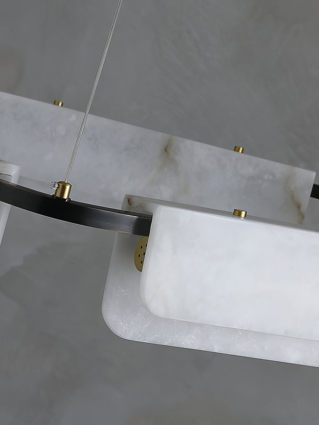 Syphaen Lustre Métal Albâtre Luxe Postmoderne - Neutralighting