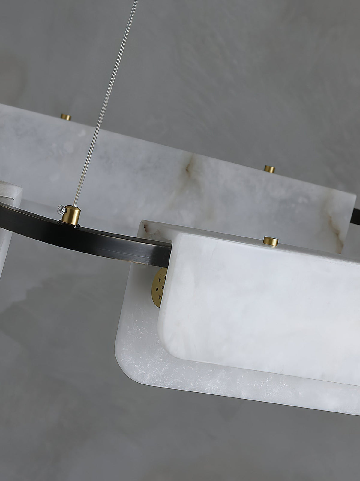 Syphaen Lustre Métal Albâtre Luxe Postmoderne - Neutralighting