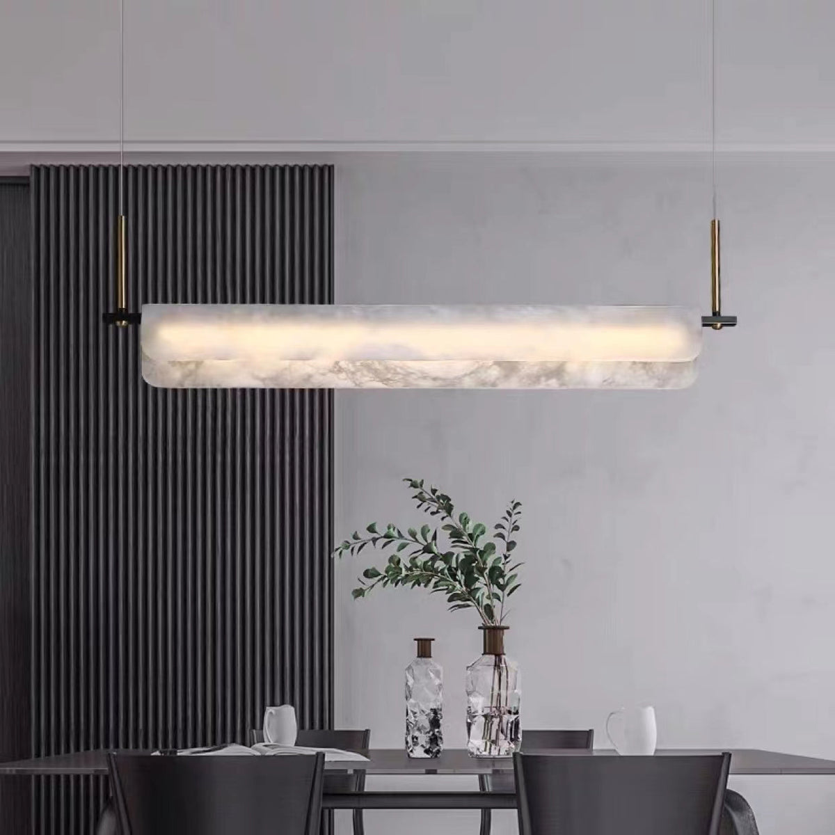 Eshaisra Suspension Métal Albâtre Minimaliste Moderne - Neutralighting