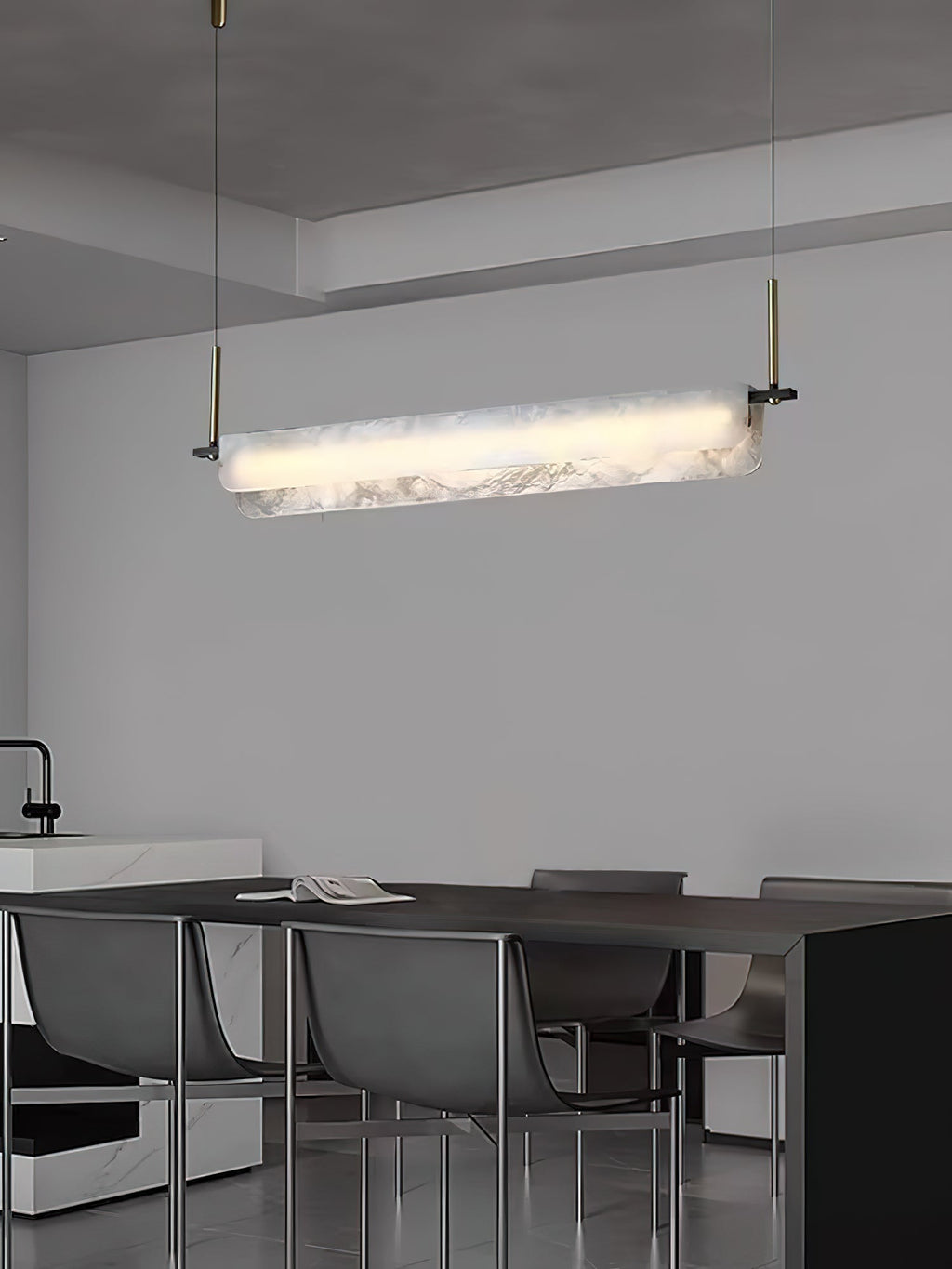Eshaisra Suspension Métal Albâtre Minimaliste Moderne - Neutralighting