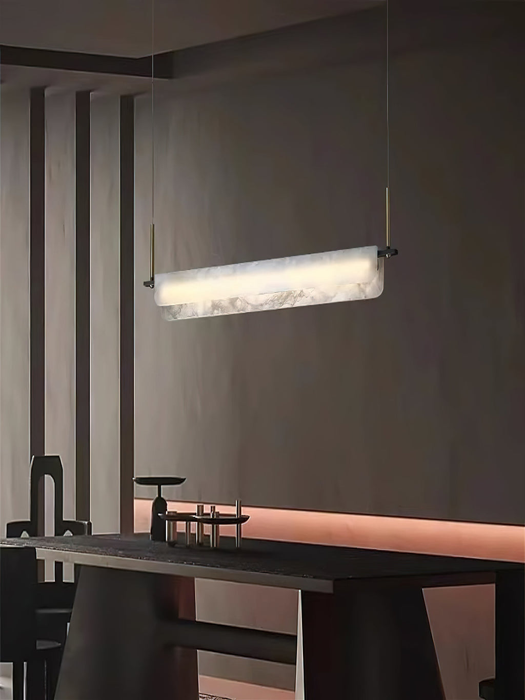 Eshaisra Suspension Métal Albâtre Minimaliste Moderne - Neutralighting