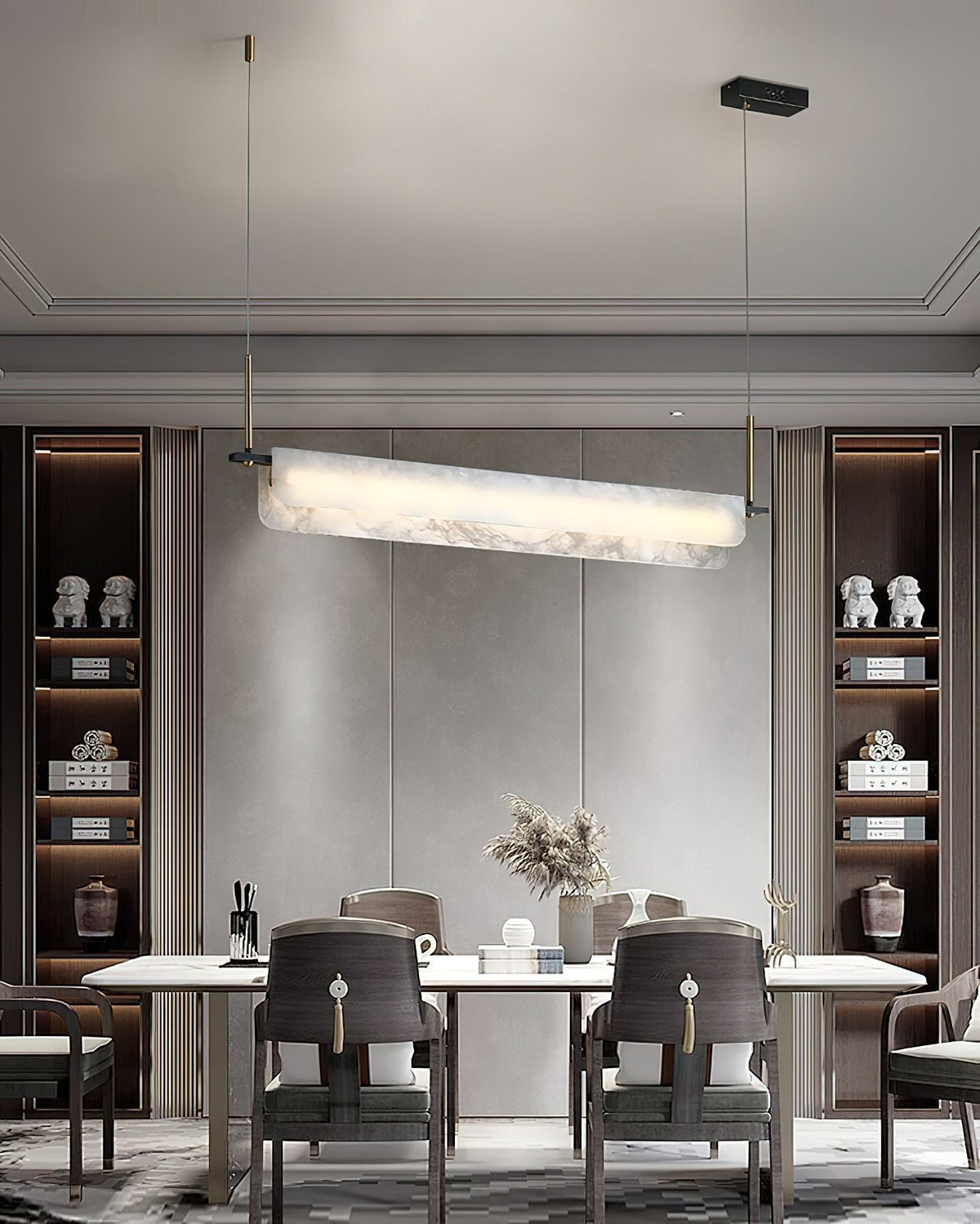 Eshaisra Suspension Métal Albâtre Minimaliste Moderne - Neutralighting