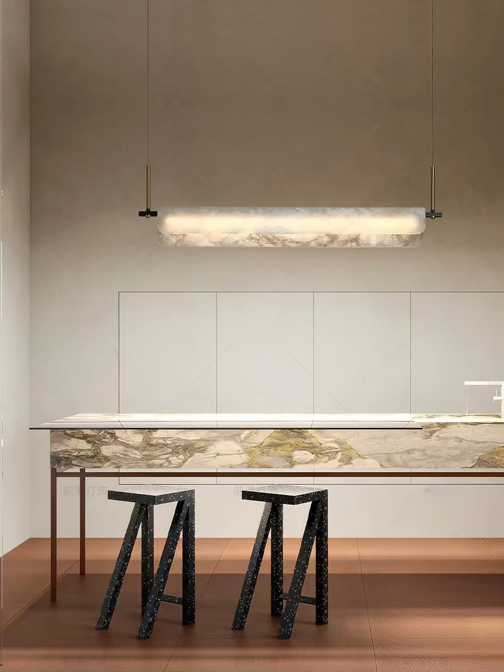 Eshaisra Suspension Métal Albâtre Minimaliste Moderne - Neutralighting