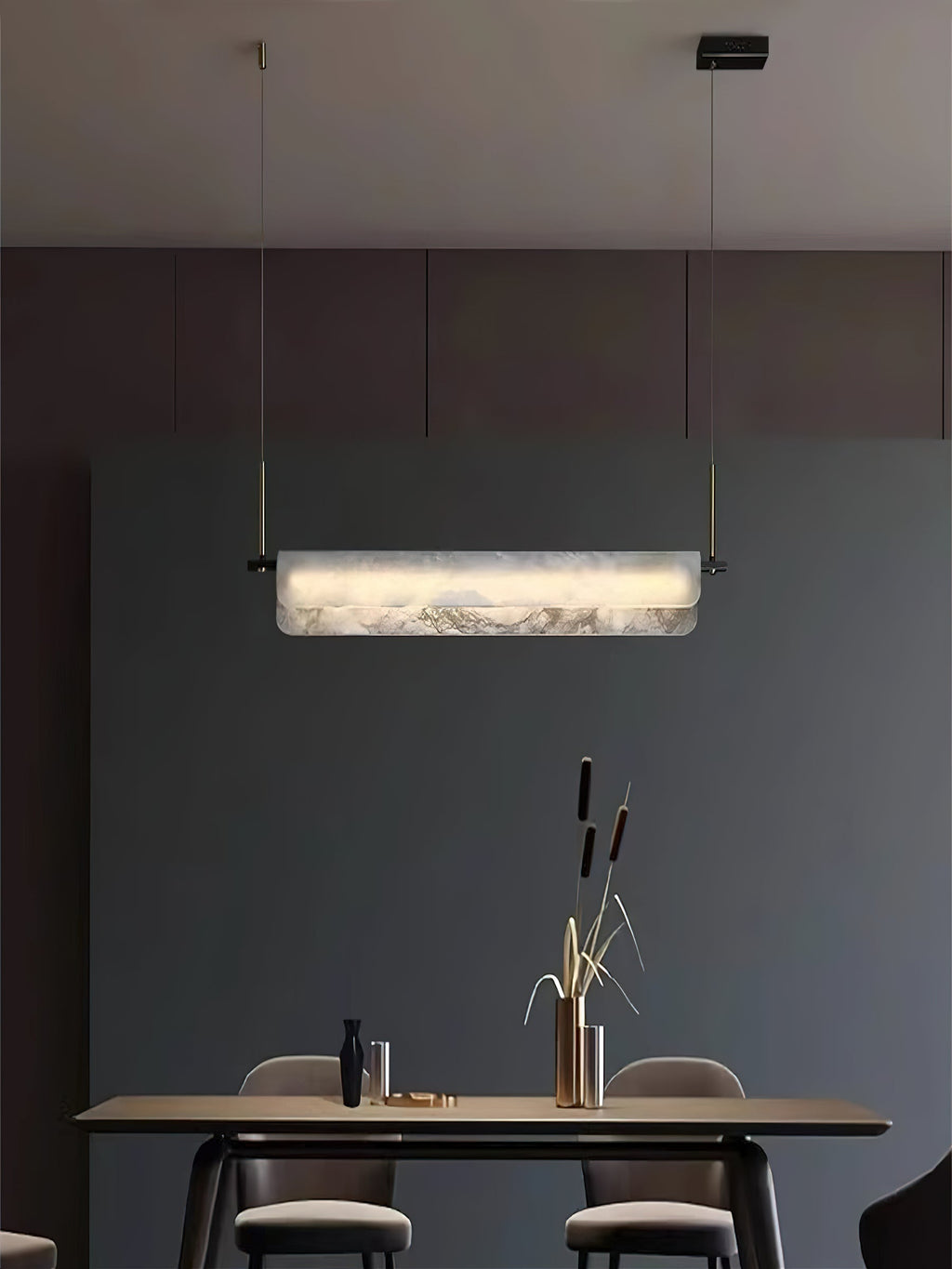 Eshaisra Suspension Métal Albâtre Minimaliste Moderne - Neutralighting
