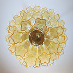 Aurora Lustre Jaune Verre Tube Étagé Chaud - Neutralighting
