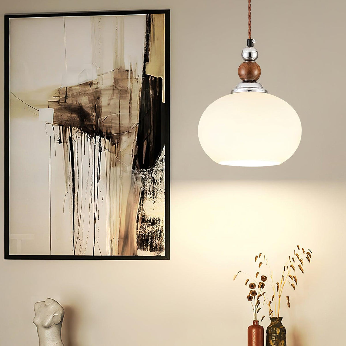 Luna Suspension Lampe en Verre Moderne - Neutralighting