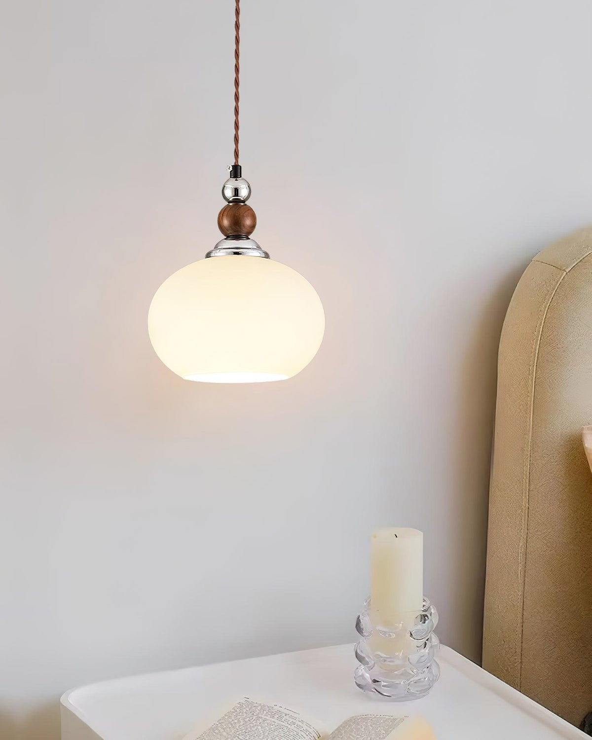 Luna Suspension Lampe en Verre Moderne - Neutralighting