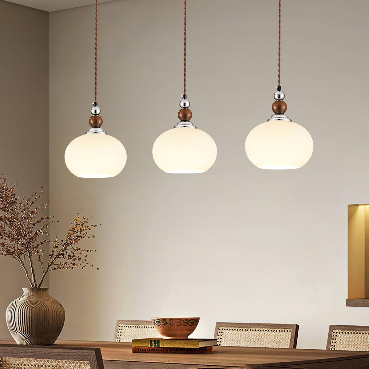 Luna Suspension Lampe en Verre Moderne - Neutralighting