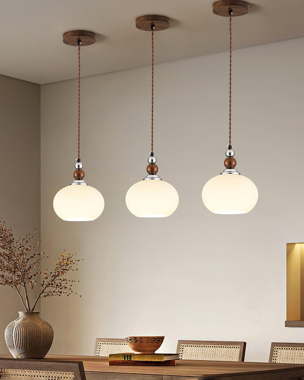 Luna Suspension Lampe en Verre Moderne - Neutralighting